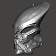 2.png Bionic Predator Cyborg Biomask helmet mask armor- ULTRA DETAIL cosplay size 2 versions Hi-Poly STL for 3D printing
