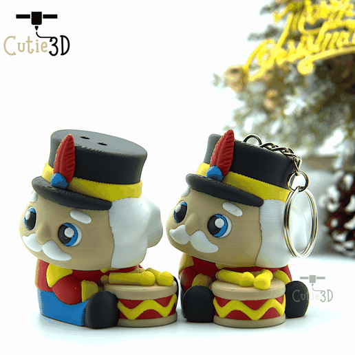 Cutie3D-Christmas Nutcracker Keycap Fidget Clicker Keychain_09.png Cutie3D Christmas Nutcracker Keycap Fidget Clicker Keychain - Cute Backpack Keychain