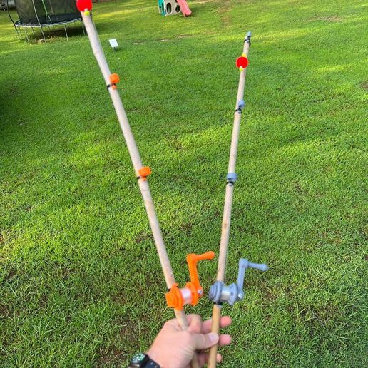 Fishing rod kit (reel & guides)3D PrintCults