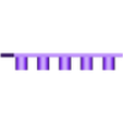 Porte brosse à dent V_5 fin.stl Настенный держатель для зубных щеток
