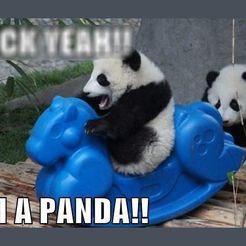 A-Good-Panda-I-Am_2.jpg 3D-Datei Bambusfresser auf dem Kriegspfad, aka FckYeah I'm A Panda kostenlos・Objekt zum Herunterladen und Drucken in 3D