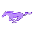 horse logo_stl.stl ford mustang logo 3D model