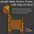 Giraffe-Frame-IMG.jpg Giraffe Baby Picture Frame Snap On Back