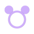 Mickey_Mouse_Ring_Size_5.stl Mickey mouse ring