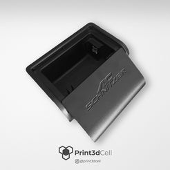 hastray-Hardversion-opened.jpg STL file BMW E46 REAR ASH TRAY ROLLER COVER HARDCASE AC Schnitzer・Model to download and 3D print