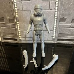 278466135_2527068227426788_6539691361694699106_n.jpg Archivo STL STAR WARS IMPERIAL STORMTROOPER, FIGURA DE ACCIÓN PERSONALIZADA. 5POA, 3.75", 1/18 FIGURA VINTAGE.・Modelo de impresora 3D para descargar