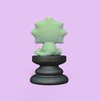 Cod1006-Dinosaur-Chess-Triceratops-4.jpeg Dinosaur Chess - Triceratops - Queen