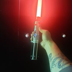 20230526_104345.jpg STL file Anakin Skywalker EP3 Lightsaber Xenopixel compatible・Model to download and 3D print