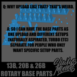 3.png 1/24 Scale 13B, 20B & 26B Rotary Engine Base Parts