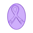 AwarenessDoubleClickerTopSTL_FunFam3D.stl Awareness Ribbon Clicker