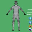 Trossard_11.jpg 3D Rigged Leandro Trossard Arsenal 2024