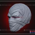 UTTAR (Te @ 3DPRINTMODELSTORE Moon Knight Mask - Marvel Cosplay Helmet