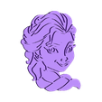 Queen Elsa stamp.stl STL file Frozen cookie cutter set of 3・Design to download and 3D print