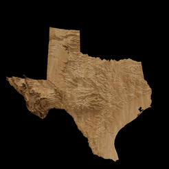3.png Topographic Map of Texas – 3D Terrain