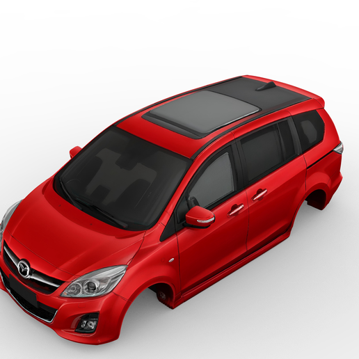 Mazda MPV 2012 – Detailed 3D Family Minivan Body Model