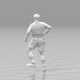 captain figure 3.JPG Captain miniature II World War 3D print model