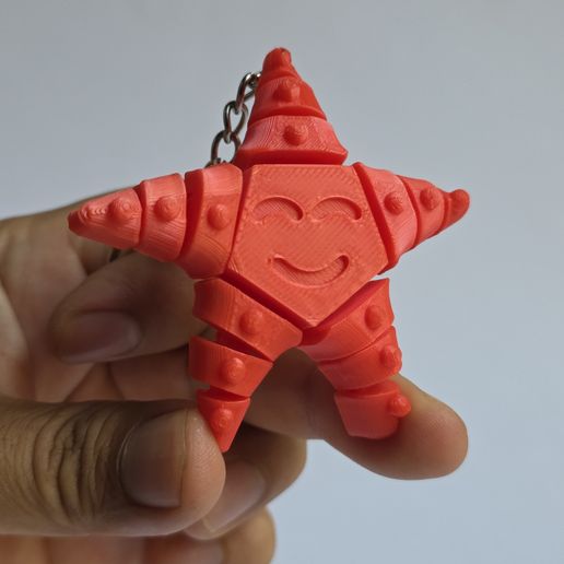 starfish-keychain-5.jpg Seestern-Schlüsselanhänger mit Gelenk