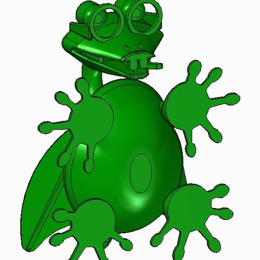 🐉 funny dragon frog・Free GCODE File for ・Cults