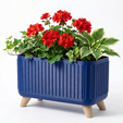 maceta.png The Modern Fluted Planter with Removable Legs