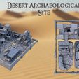 Desert-archaeological-Site-1p.jpg Archäologische Stätte in der Wüste 28 mm Tabletop Terrain