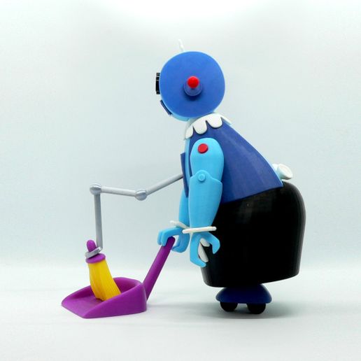 rosie sidea1.jpg STL-Datei Rosie the Robot kostenlos・3D-Drucker-Design zum herunterladen, reddadsteve
