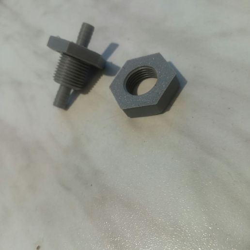 doublesided hose fittings for 6mm hose / bulkhead
