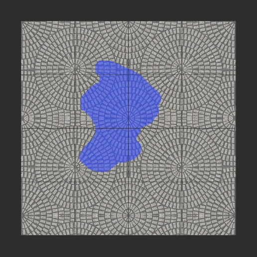 CircularStoneFloor4x4.png OpenLOCK Boden- und Wandplatten für die Verwendung mit Foam Board