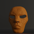 9.png Masquerade Party Face Mask - Human Face Mask 3D print model