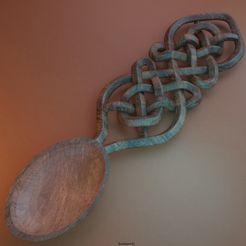 3.jpg Файл STL Patterned spoon・Шаблон для загрузки и 3D-печати