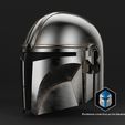 Mando-Remastered-2.jpg Mando Helmet - 3D Print Files