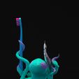 DSC01651.jpg Octopus Toothbrush Holder - Standing
