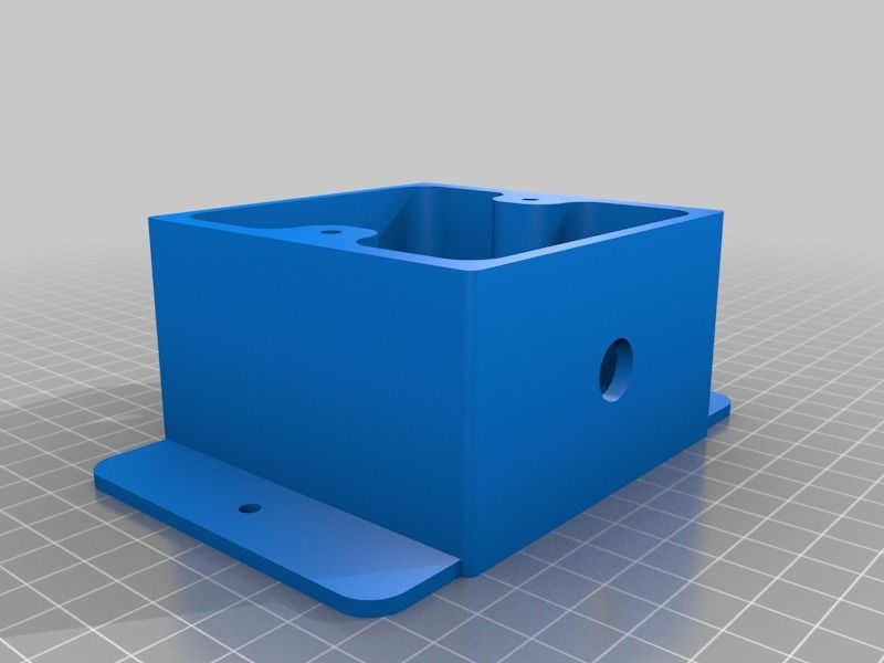 Download free STL file UK single socket or light switch back box with