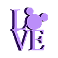 Mickey_Love_Statue_Magnet.stl Mickey Love Statue Magnet