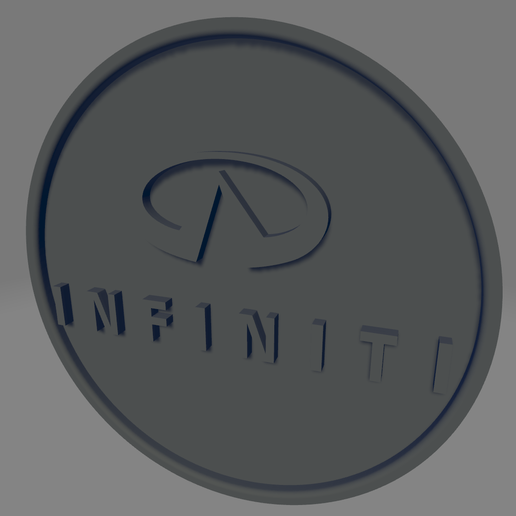 STL file Infiniti Coaster (with letters) 🇯🇵 ・3D printable design to ...