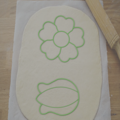 flore.png Flowers Cookie Cutter