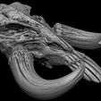 09.jpg 3D PRINTABLE MYTHOSAUR SKULL  HORNS AND SORGAN FROG THE MANDALORIAN