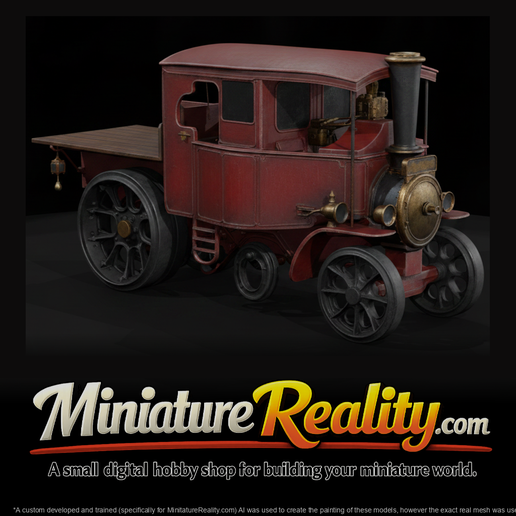 Vintage Steam Truck Flatbed Model Railways
