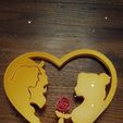 Snapchat-1226142602.jpg Beauty and the beast Cake topper / Wedding cake topper/Birthday cake topper / Sweet 16/ birthday centerpiece decor / Belle and Beast