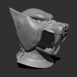 001.jpg Free OBJ file The Hound's helmet - Game of Thrones・3D printable design to download, Snorri