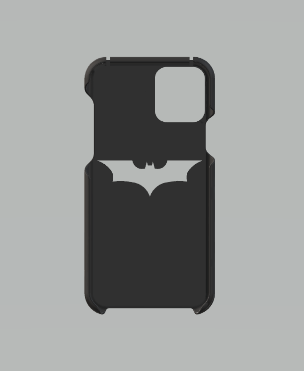 STL file iPhone 11 Pro Case (Batman Edition)・Template to download and ...