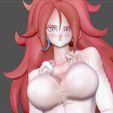 19.jpg ANDROID 21 SEXY STATUE OFFICE GIRL DRAGONBALL ANIME CHARACTER GIRL 3D print model