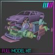 M1-008.jpg 3D file CUSTOM M1 MODELKIT FULL KIT・3D printing idea to download