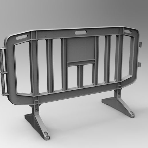 BarreraPlastico_Azul.jpg Construction material: Blue plastic barrier