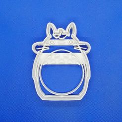 Totoro 1.jpeg Файл STL Totoro Cookie cutter Ghibli・3D-печатный дизайн для загрузки