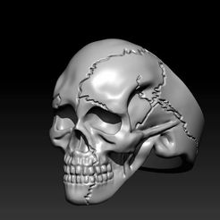ghtrttytyrt.jpg bague tête de mort modèle imprimé en 3D