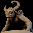 Desert_Monster_4.png Desert monster miniature printable creature fantasy monster 3D print model
