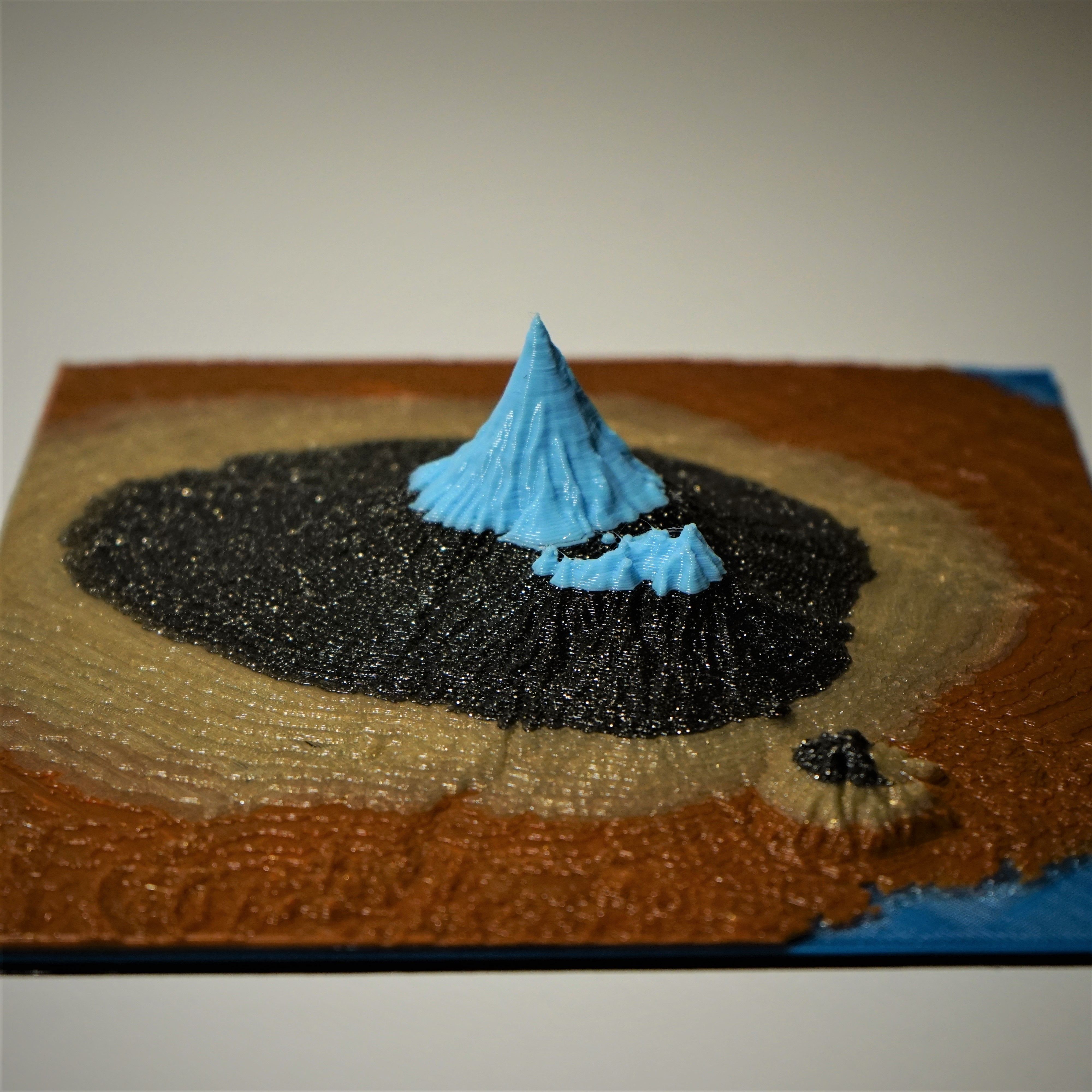Download free STL file Mount Taranaki • 3D printable model ・ Cults