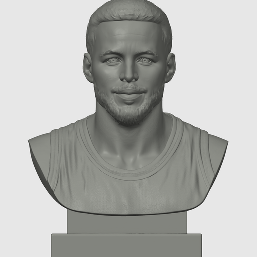BUST STEPHEN CURRY 3D