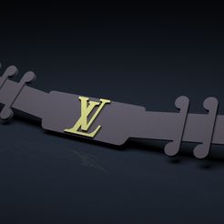 Archivo STL Colgante con el logotipo de Louis Vuitton y modelo de impresión  en 3D・Objeto imprimible en 3D para descargar・Cults