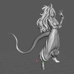 2.png Android 21 (Majin) - Dragon ball Fighter Z 3D Model